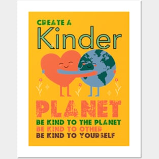 be kind to the planet - earth day gift 2024 april 22 Posters and Art